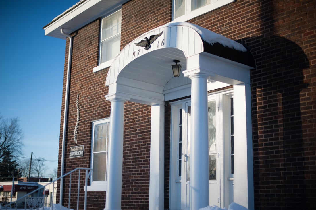 Hammond Chiropractic LIfe Center viewed from the street.