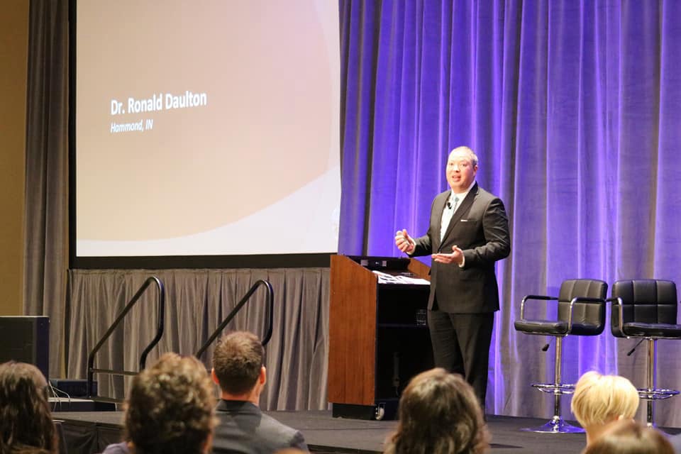 Dr. Ron Daulton, Jr. presenting at a seminar