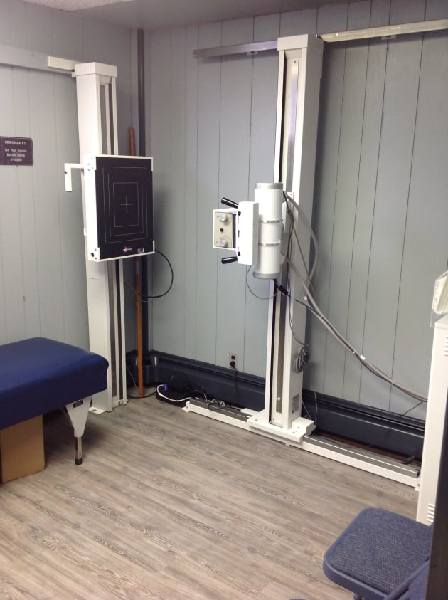 X-ray Room at Hammond Chiropractic