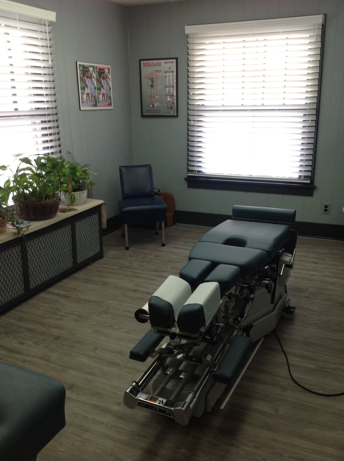 Adjusting Room at Hammond Chiropractic