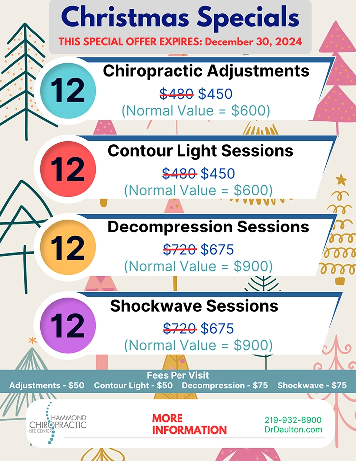 Chiropractic Hammond IN Christmas Specials Wellness Plans 2024